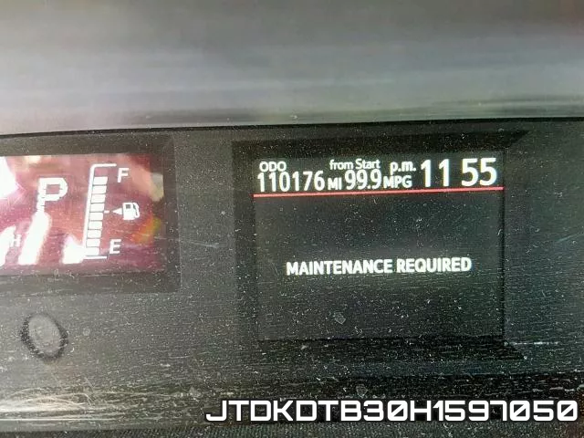 JTDKDTB30H1597050 фото 8