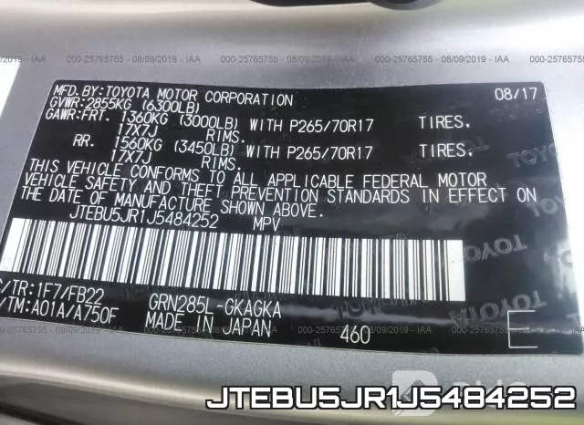 JTEBU5JR1J5484252 фото 10