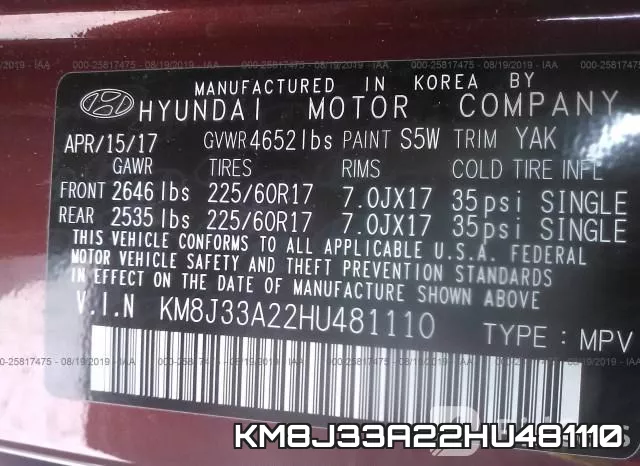 KM8J33A22HU481110 фото 9