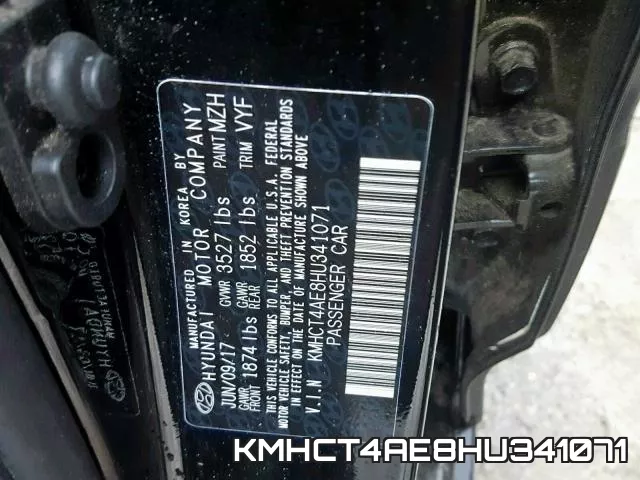 KMHCT4AE8HU341071 фото 2