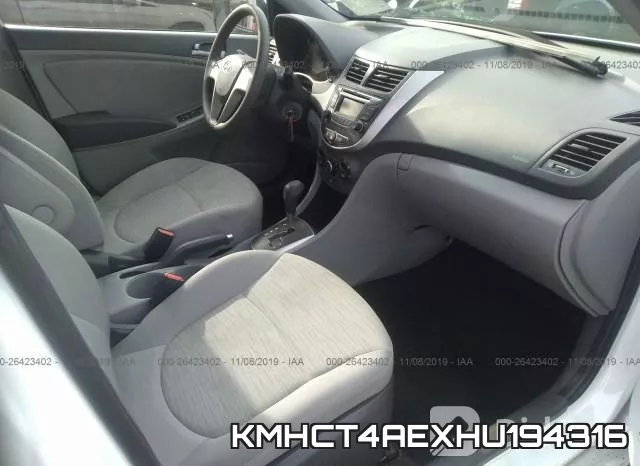KMHCT4AEXHU194316 фото 6