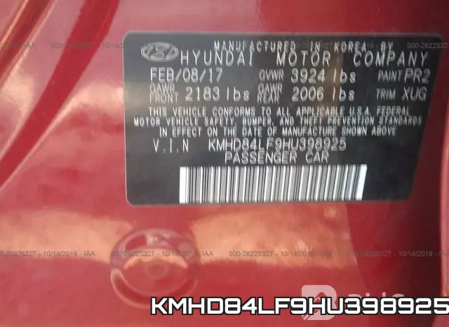 KMHD84LF9HU398925 фото 10