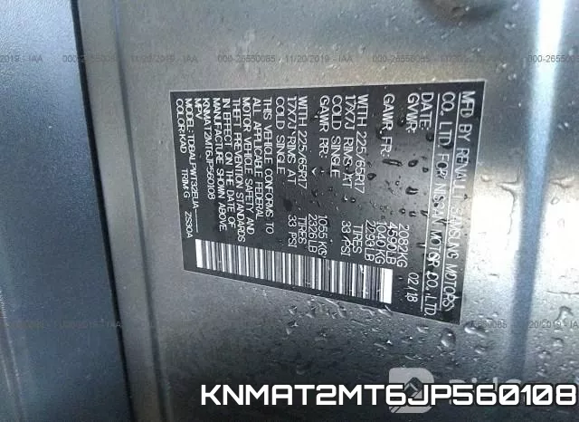 KNMAT2MT6JP560108 фото 10