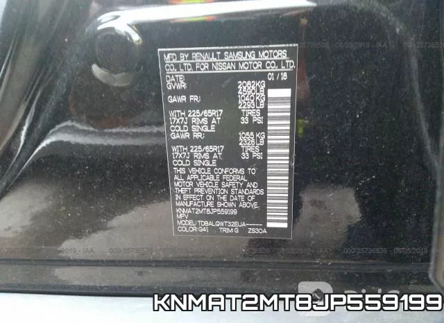 KNMAT2MT8JP559199 фото 10