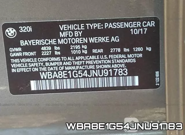 WBA8E1G54JNU91783 фото 10