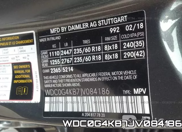 WDC0G4KB7JV084186 фото 10