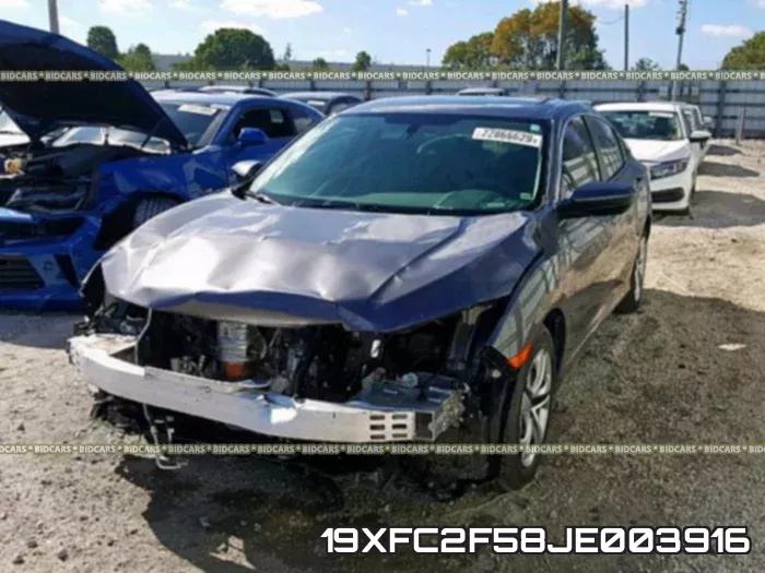 19XFC2F58JE003916 фото 3