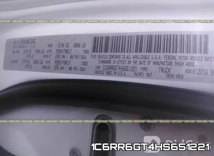 1C6RR6GT4HS651221 фото 10
