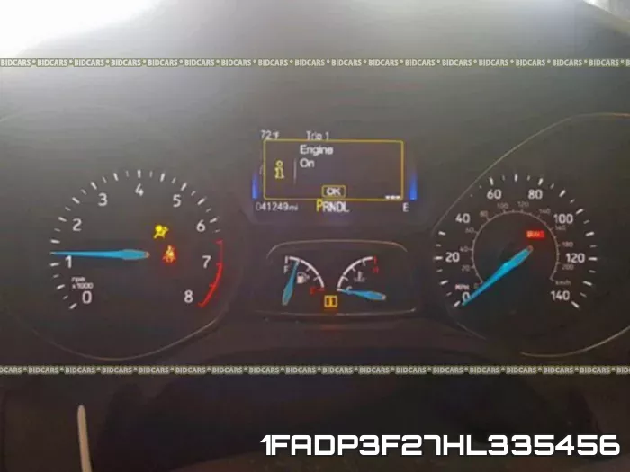 1FADP3F27HL335456 фото 9