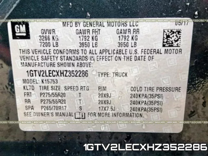 1GTV2LECXHZ352286 фото 2