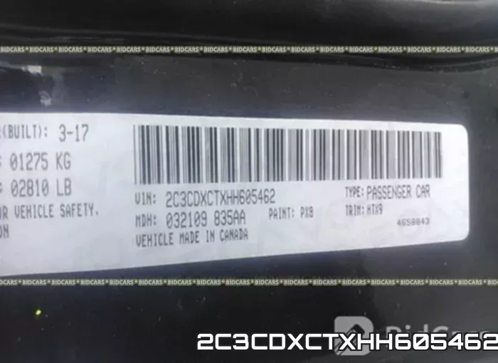2C3CDXCTXHH605462 фото 10