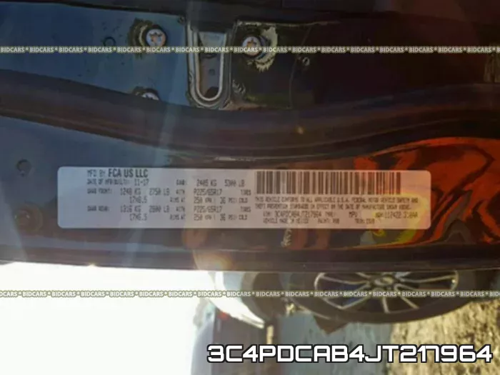 3C4PDCAB4JT217964 фото 2