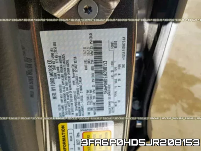 3FA6P0HD5JR208153 фото 2