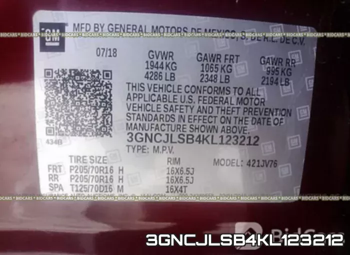 3GNCJLSB4KL123212 фото 10