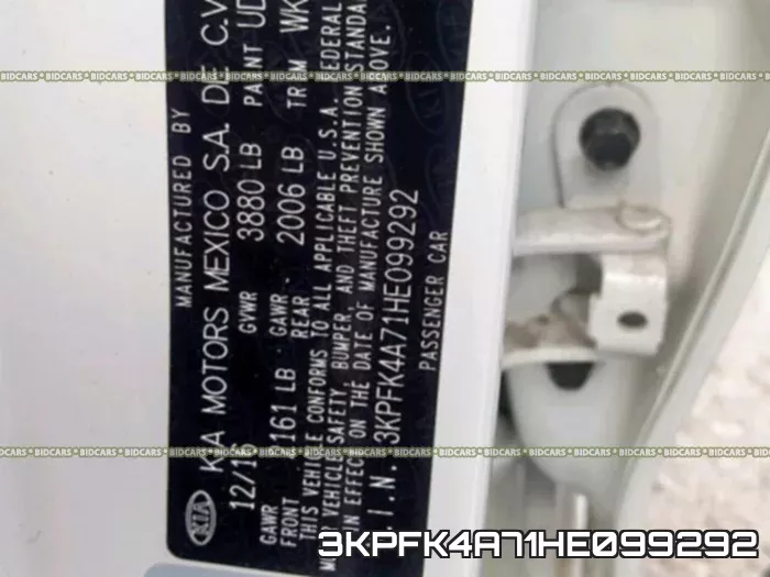 3KPFK4A71HE099292 фото 2