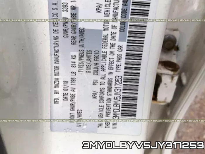 3MYDLBYV5JY317253 фото 2