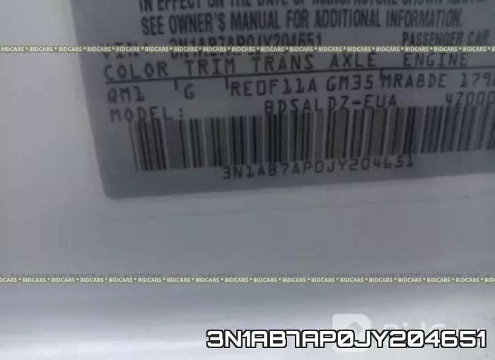 3N1AB7AP0JY204651 фото 10