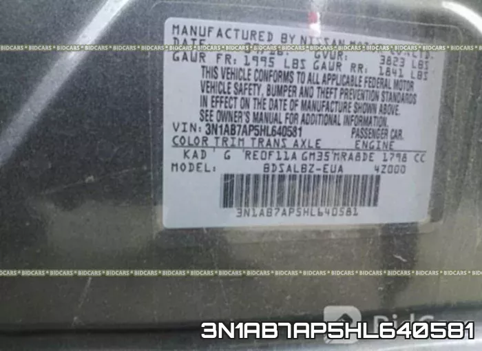 3N1AB7AP5HL640581 фото 10