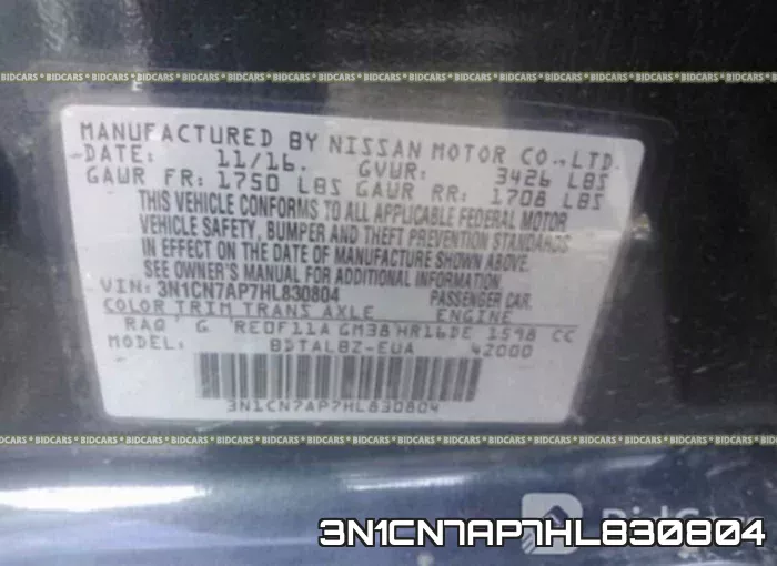 3N1CN7AP7HL830804 фото 10