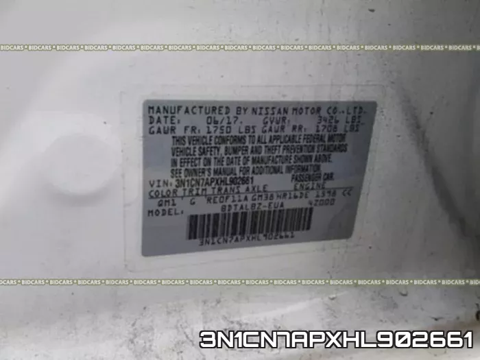 3N1CN7APXHL902661 фото 2