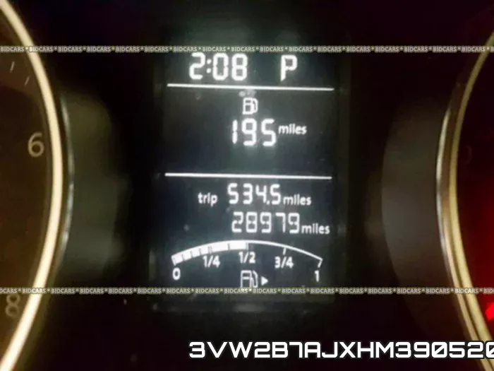 3VW2B7AJXHM390520 фото 9