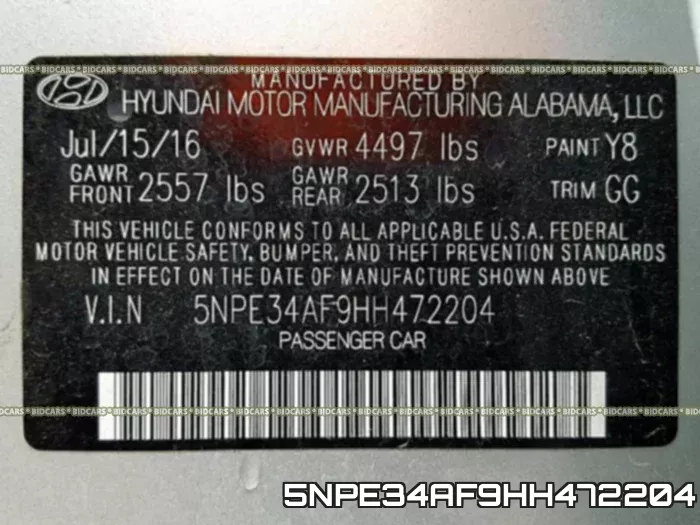5NPE34AF9HH472204 фото 2