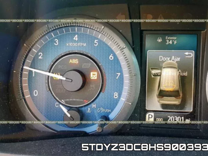 5TDYZ3DC8HS900393 фото 9