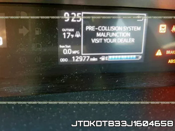 JTDKDTB33J1604658 фото 9