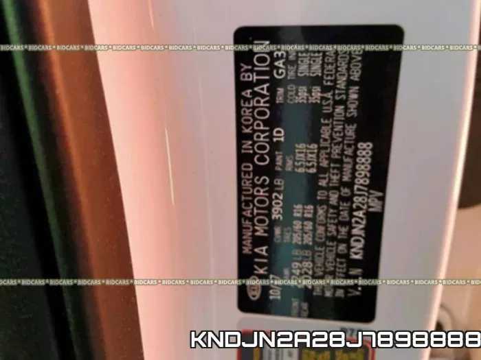 KNDJN2A28J7898888 фото 2