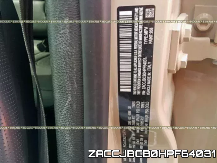 ZACCJBCB0HPF64031 фото 2