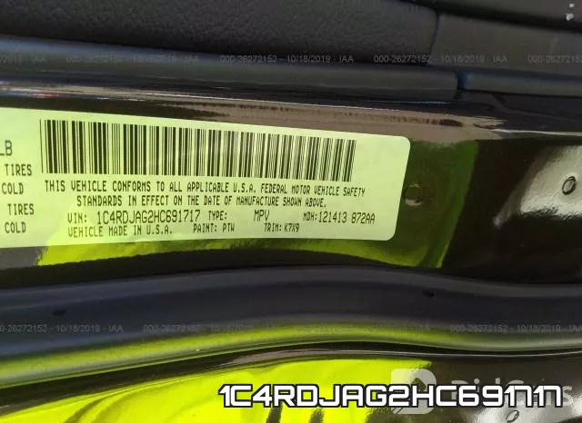 1C4RDJAG2HC691717 фото 9
