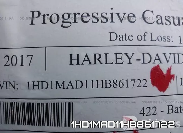1HD1MAD11HB861722 фото 2