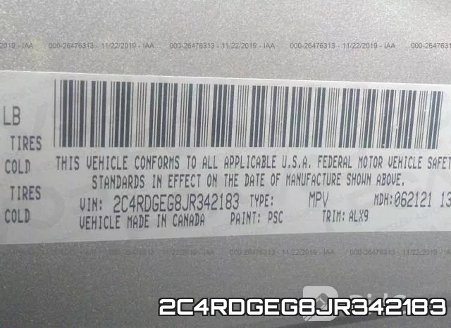 2C4RDGEG8JR342183 фото 10