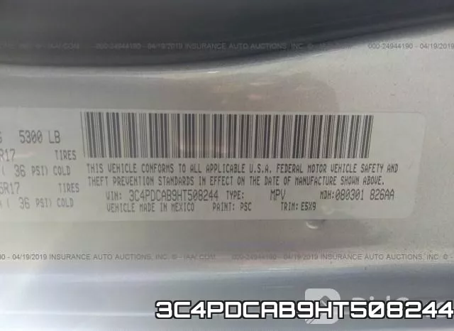 3C4PDCAB9HT508244 фото 10