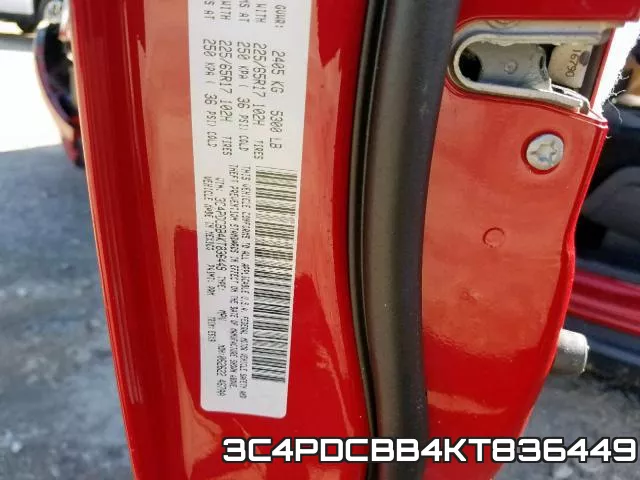 3C4PDCBB4KT836449 фото 2