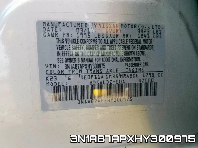 3N1AB7APXHY300975 фото 2