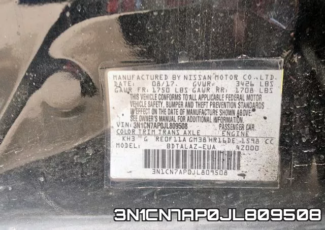 3N1CN7AP0JL809508 фото 2