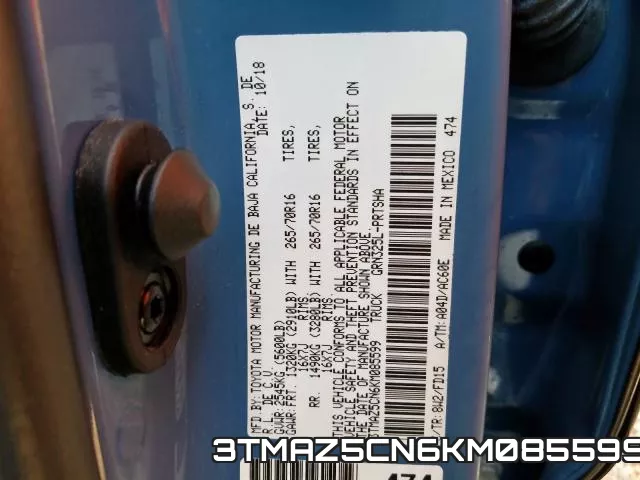 3TMAZ5CN6KM085599 фото 2