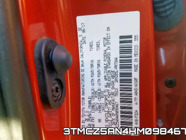 3TMCZ5AN4HM098467 фото 2
