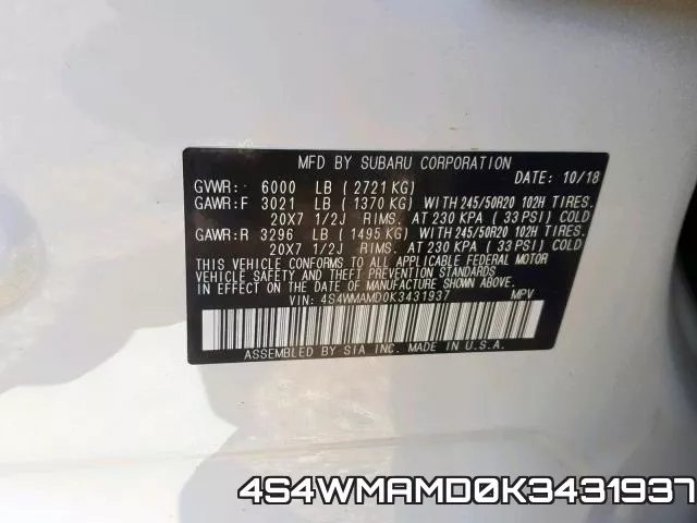 4S4WMAMD0K3431937 фото 2