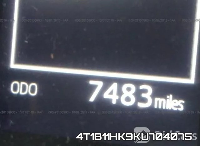 4T1B11HK9KU704075 фото 8