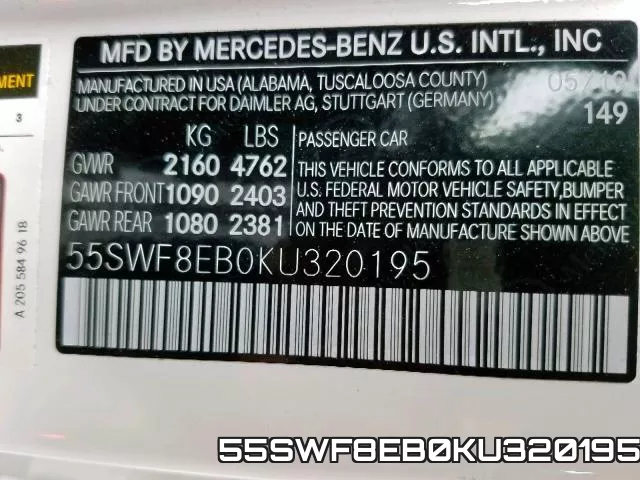 55SWF8EB0KU320195 фото 2