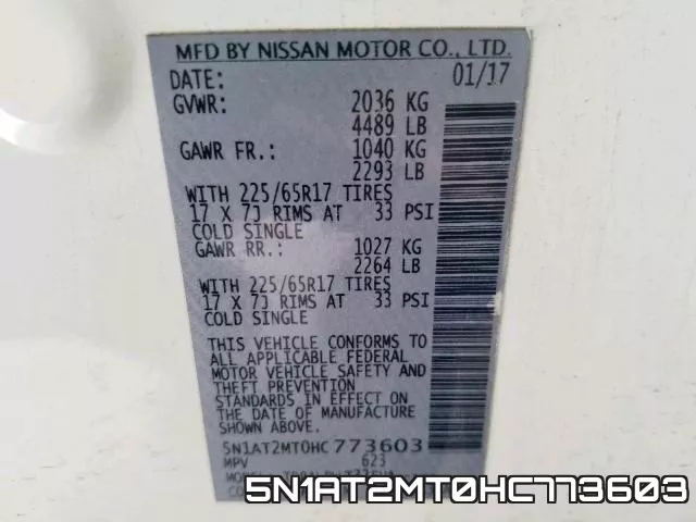 5N1AT2MT0HC773603 фото 2