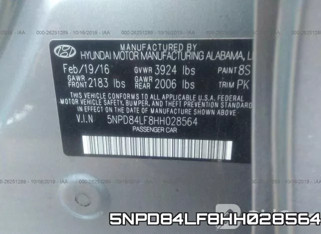 5NPD84LF8HH028564 фото 10