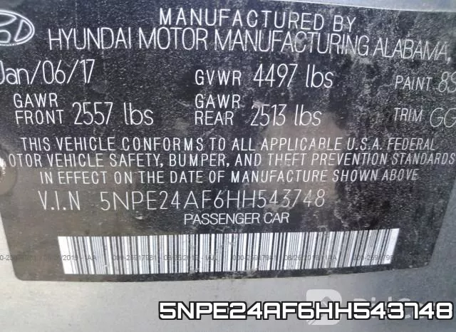 5NPE24AF6HH543748 фото 10