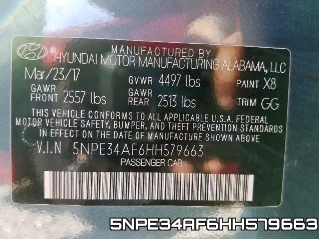 5NPE34AF6HH579663 фото 2