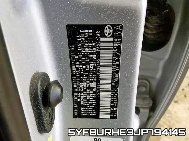 5YFBURHE3JP794145 фото 2