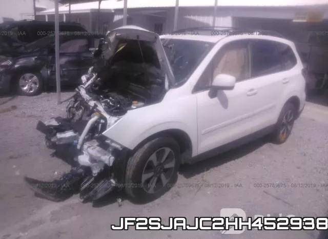 JF2SJAJC2HH452938 фото 3