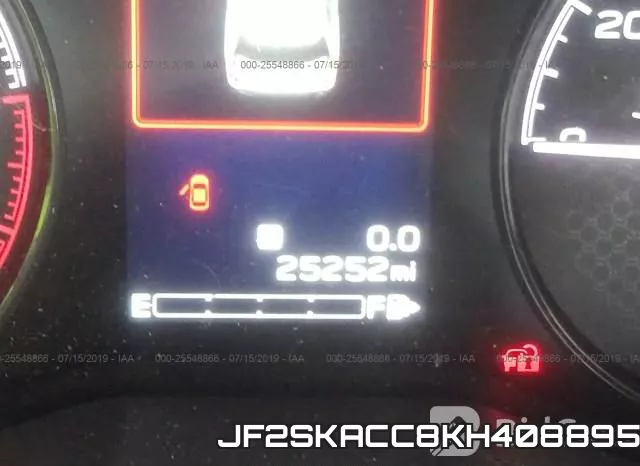 JF2SKACC8KH408895 фото 8