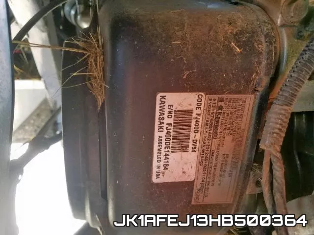 JK1AFEJ13HB500364 фото 2
